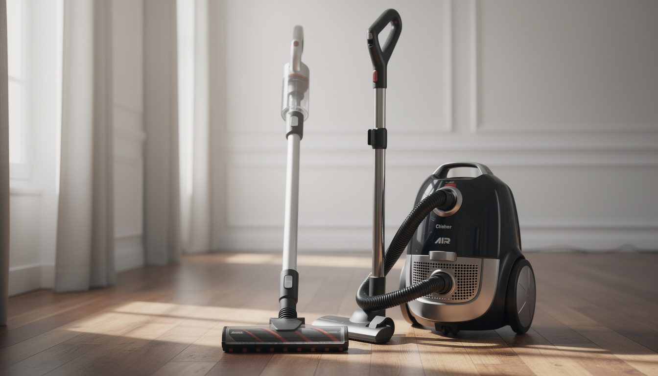 découvrez les avantages et inconvénients de l'aspirateur balai et du traîneau pour choisir l'appareil de nettoyage idéal adapté à vos besoins.