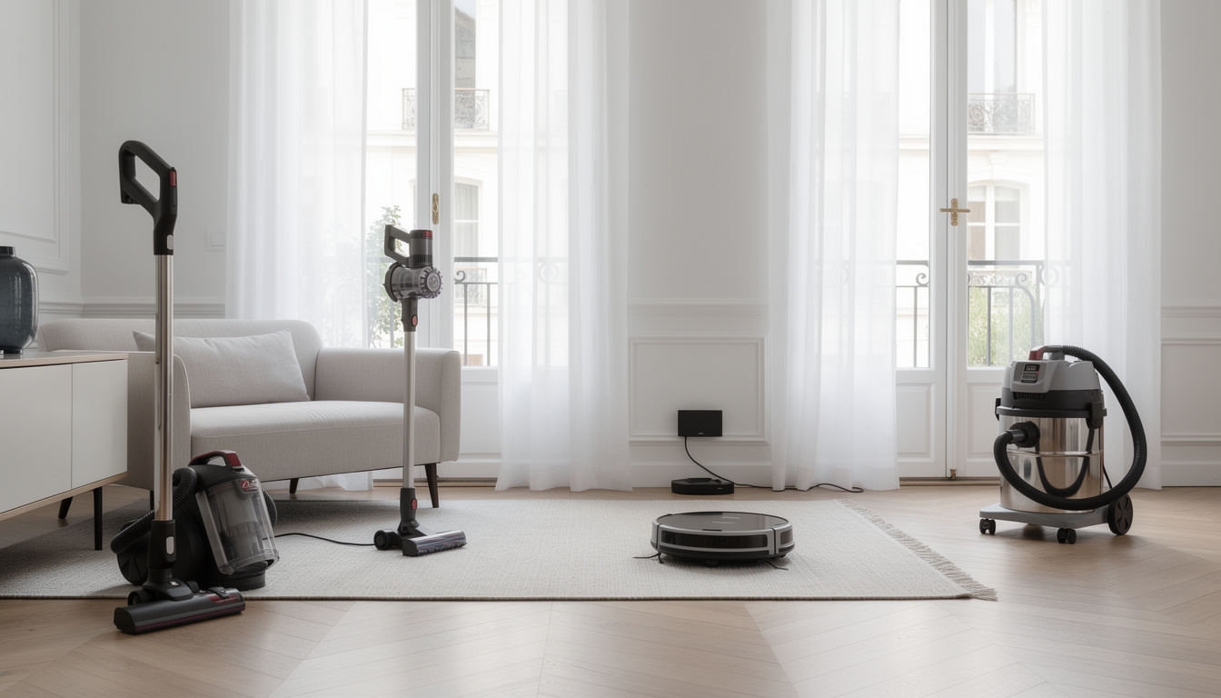 Tout savoir sur l’aspirateur : guide complet pour bien choisir 2 découvrez notre guide complet pour tout savoir sur l'aspirateur et choisir le modèle idéal selon vos besoins. conseils, types et astuces pour un nettoyage efficace.