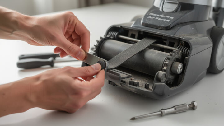 Comment changer la courroie de l'aspirateur Rowenta air force ? 1 découvrez notre guide étape par étape pour changer facilement la courroie de votre aspirateur rowenta air force et maintenir ses performances optimales.