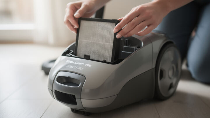 découvrez comment changer facilement le filtre de votre aspirateur rowenta silence force grâce à notre guide étape par étape, pour maintenir une performance optimale et un air purifié.