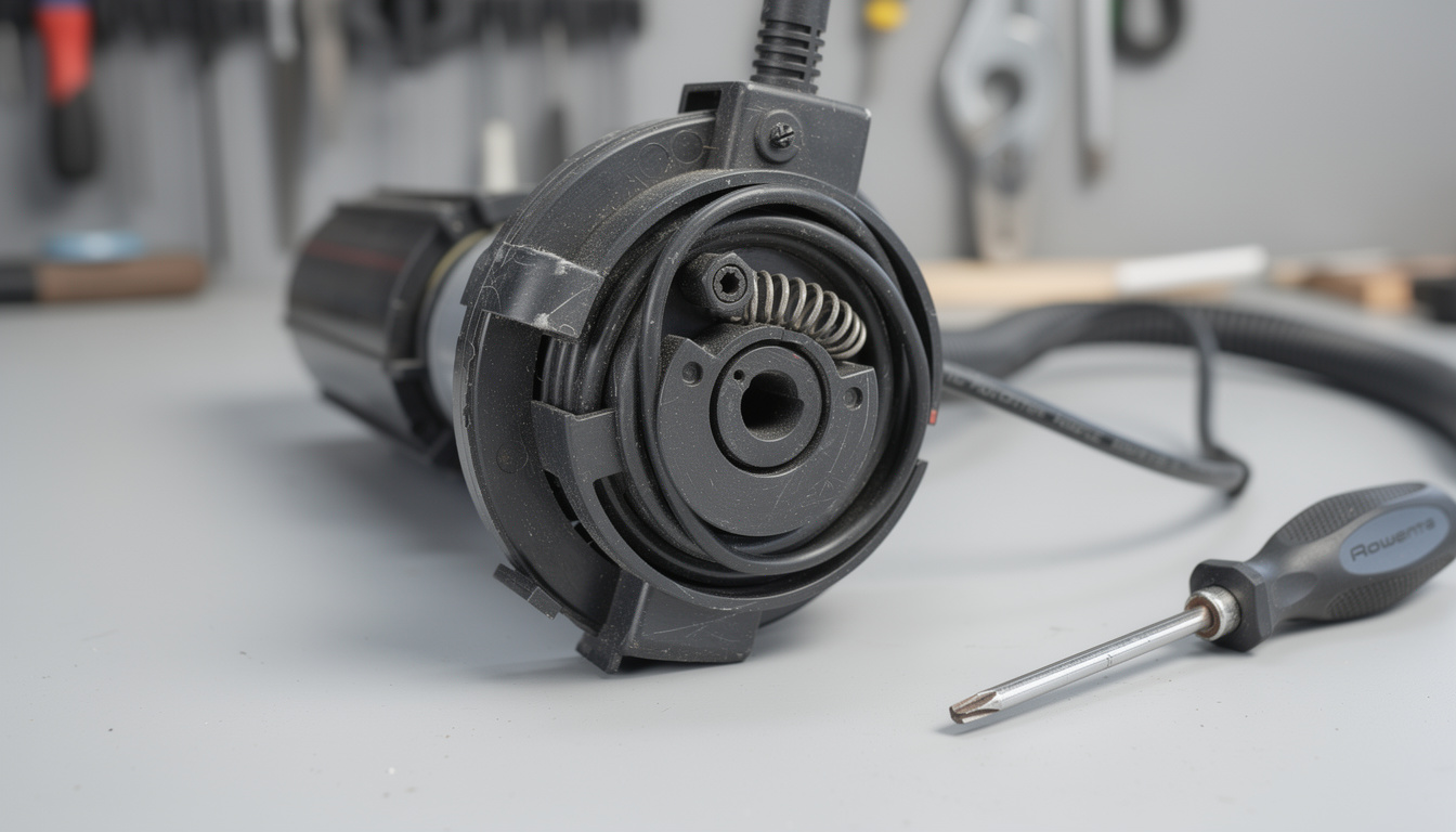 Comment changer l'enrouleur d'un aspirateur Rowenta ? 2 découvrez comment remplacer facilement l'enrouleur de votre aspirateur rowenta grâce à notre guide étape par étape. suivez nos conseils pour un bricolage rapide et efficace.