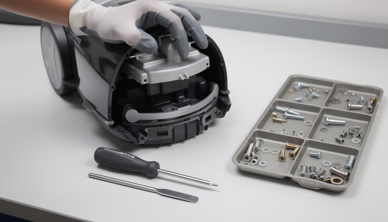 Comment changer l'interrupteur d'un aspirateur Rowenta silence force extreme ? 2 découvrez comment changer facilement l'interrupteur de votre aspirateur rowenta silence force extreme grâce à notre guide étape par étape.