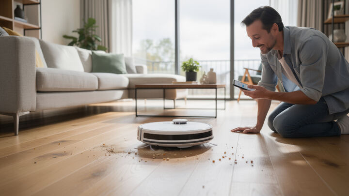 Comment débuter avec un aspirateur robot : guide pour les novices 1 découvrez notre guide complet pour bien débuter avec un aspirateur robot. astuces et conseils pratiques pour les novices afin de faciliter le nettoyage de votre maison.