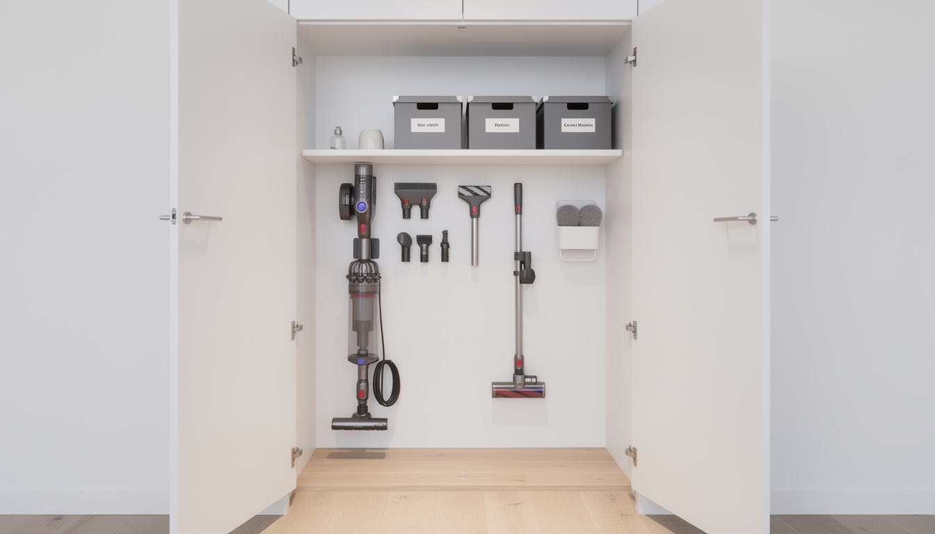 découvrez des astuces pratiques pour optimiser le rangement de votre aspirateur dans un petit espace et gagner de la place efficacement.