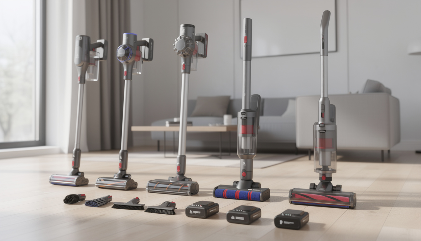 découvrez notre comparatif des aspirateurs balais sans fil, analyses de l'autonomie et de la puissance pour choisir le modèle idéal.