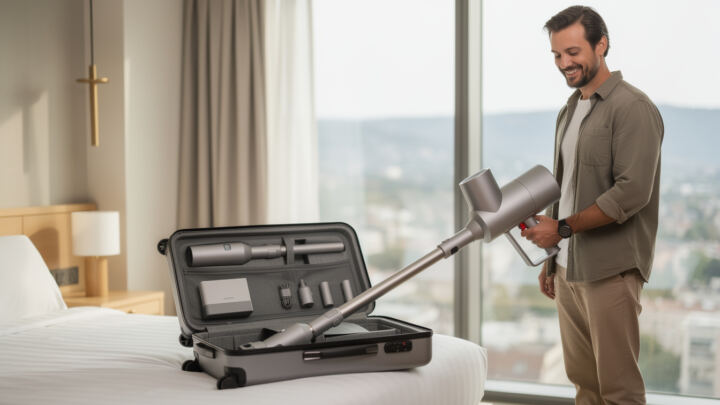 découvrez pourquoi les aspirateurs sans fil sont idéaux pour les déplacements grâce à leur légèreté, leur autonomie et leur praticité, offrant un nettoyage facile où que vous soyez.